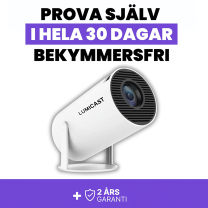 LumiCast - Förvandla väggen till din egen bioskärm.