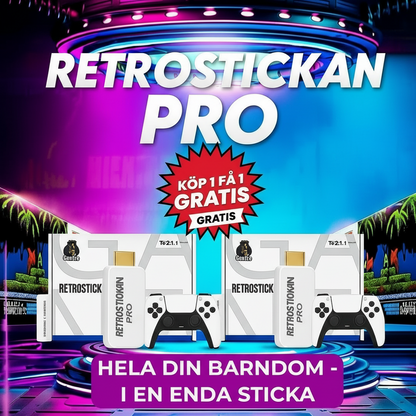 RetroStickan - Upplev Barndomens Bästa Stunder Igen