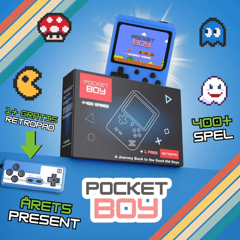 Pocketboy - Smidig & Enkel + 400 spel!