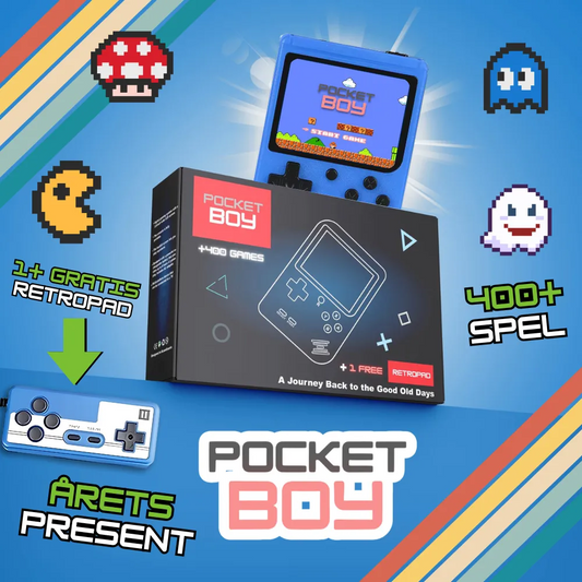 Pocketboy - Smidig & Enkel + 400 spel!