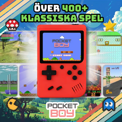Pocketboy - Smidig & Enkel + 400 spel!