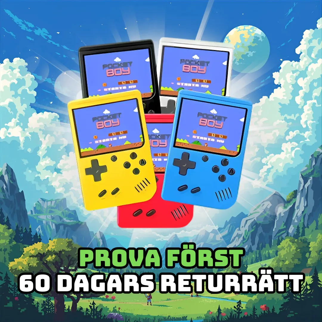 Pocketboy - Smidig & Enkel + 400 spel!